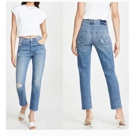 Mother Jeans The Trickster Ankle in On Holy Ground Wash Size 28 - Picture 3 of 12